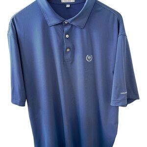 Peter Millar Summer Comfort Golf Polo men’s Shirt Size XL Active wear striped